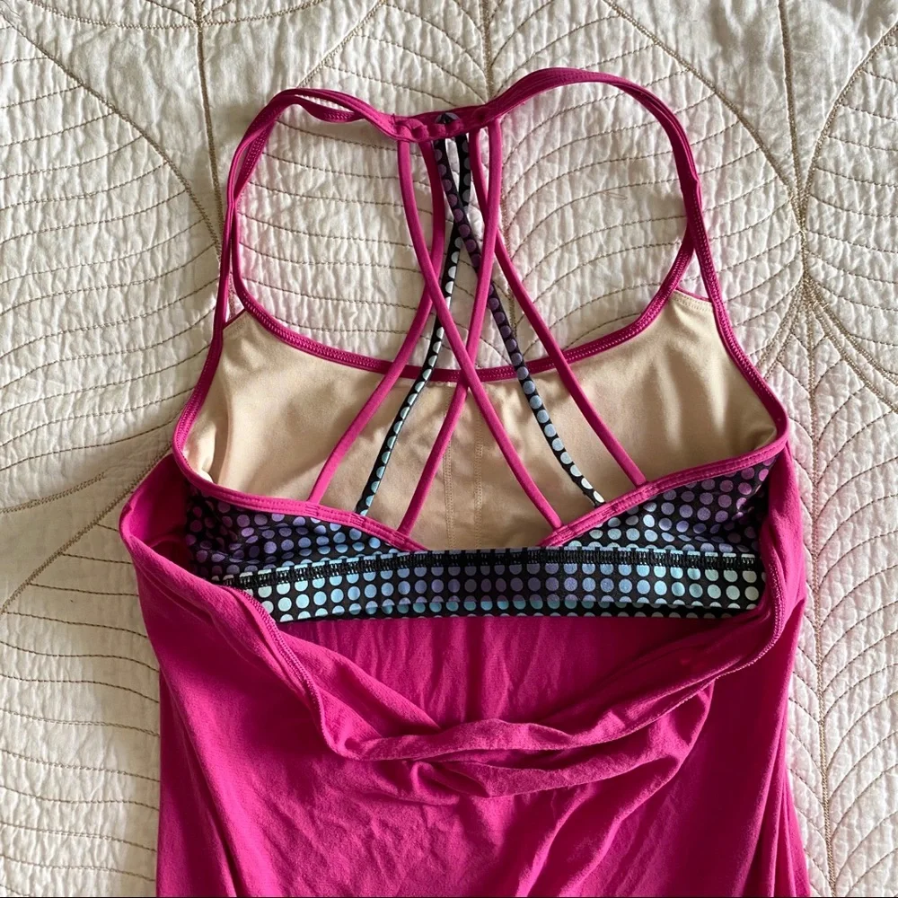 LULULEMON Raspberry “Lighten up” Tank - Picture 6 of 9
